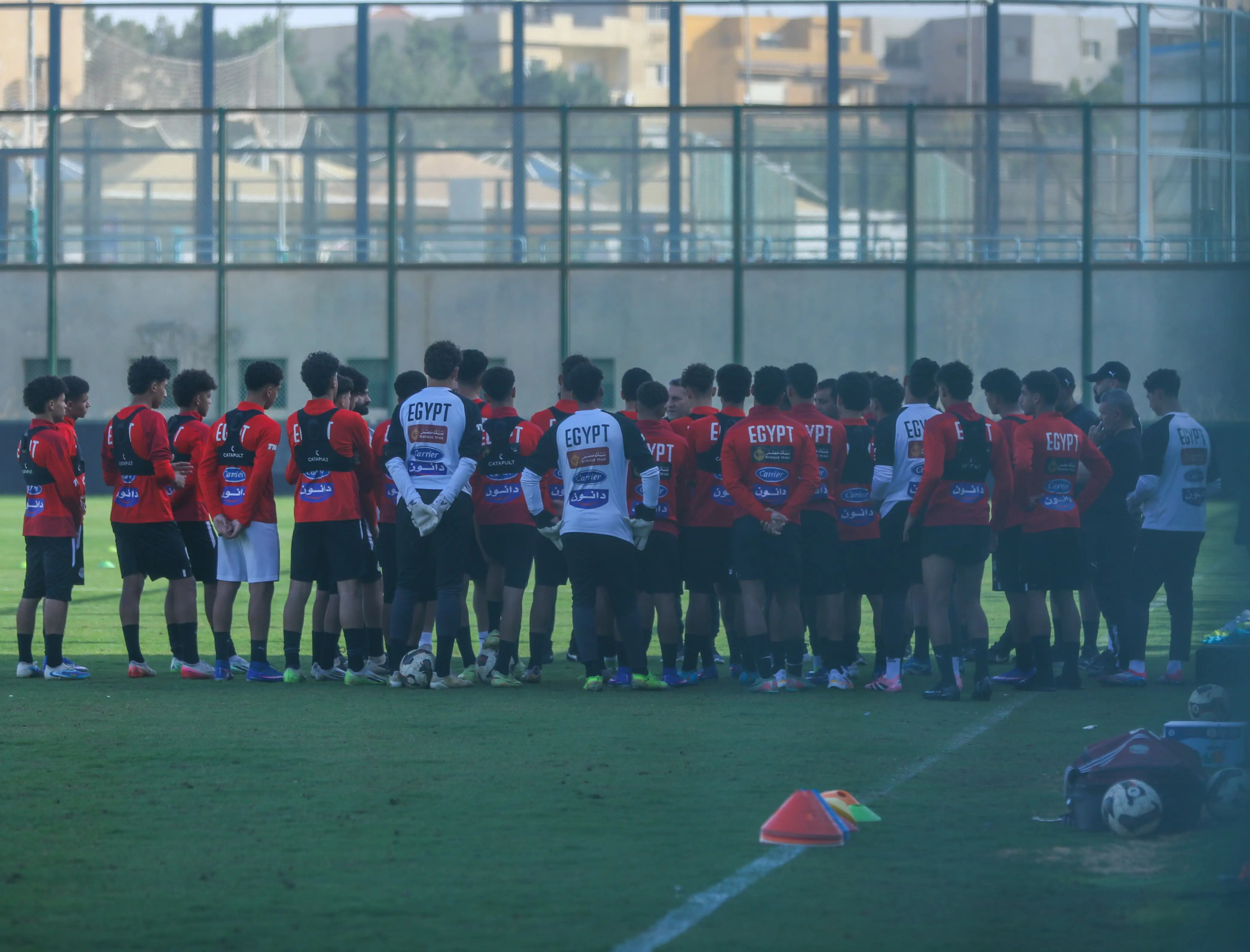 صور تدريبات منتخب الناشئين استعدادا لأمم أفريقيا
