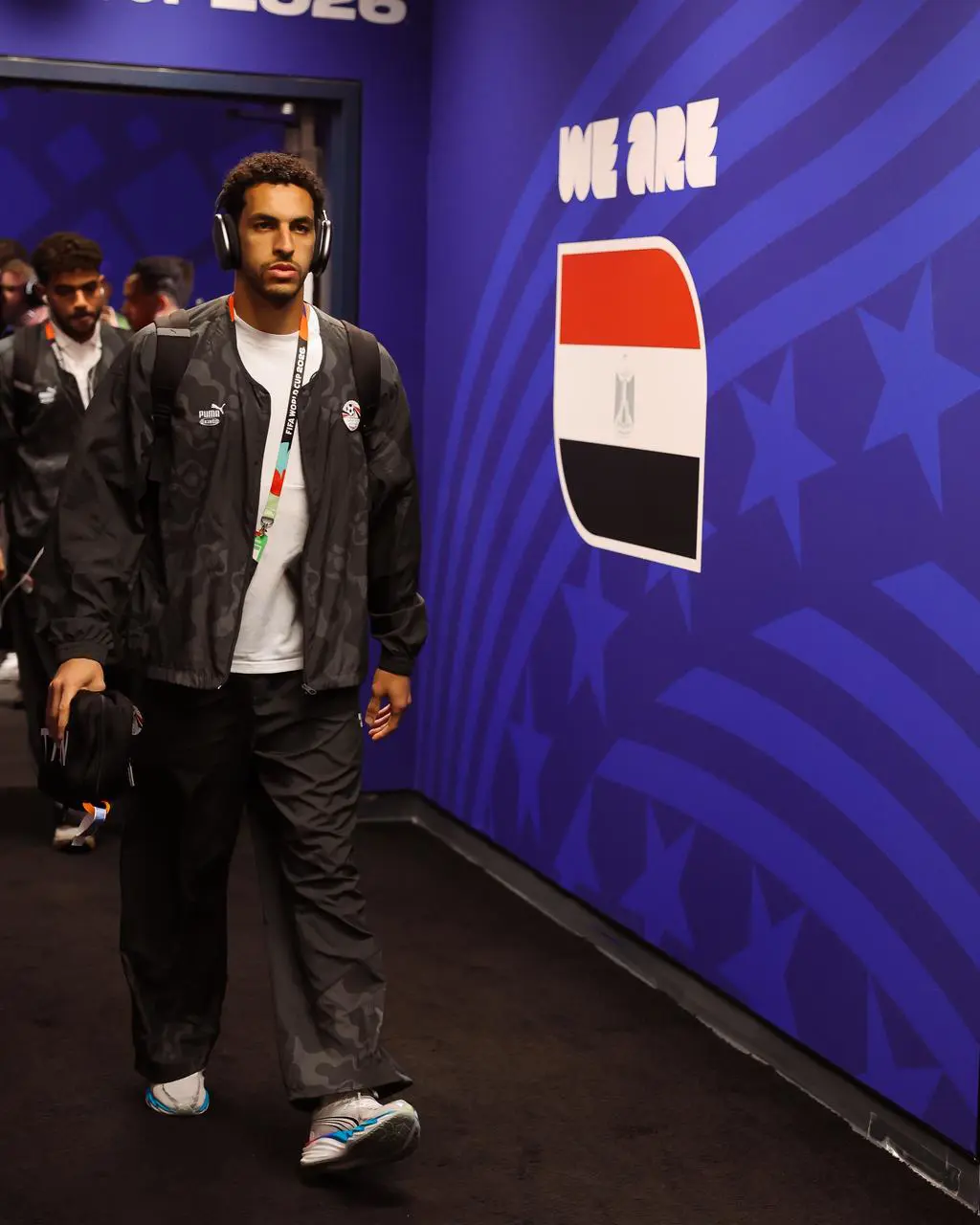 بالصور.. وصول منتخب مصر إلى ملعب مواجهة إيران في المونديال