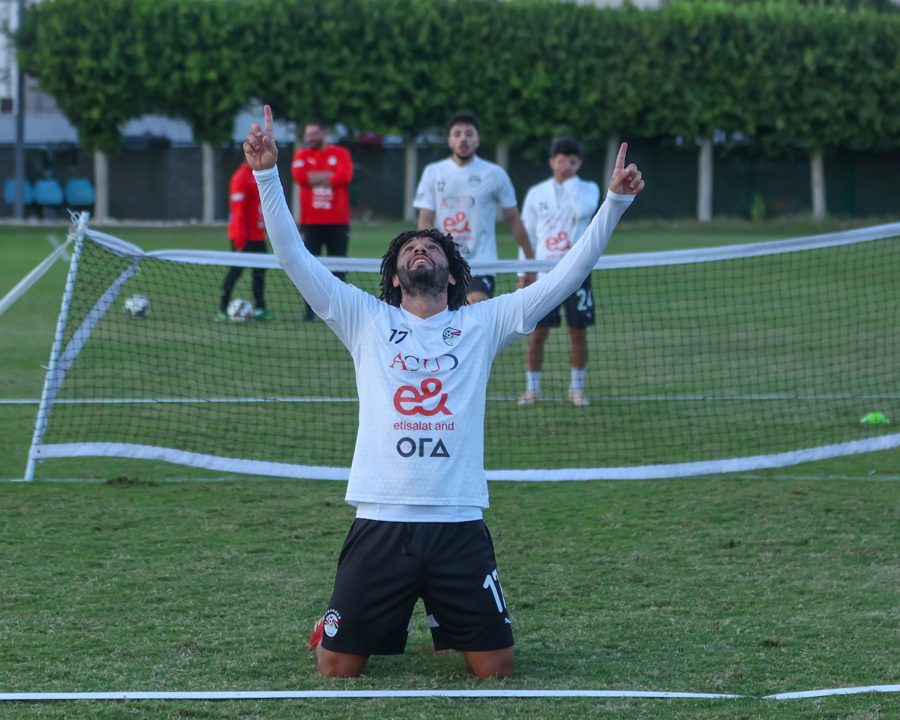 منتخب مصر المشارك في كأس العرب يختتم تدريباته قبل اللقاء الثاني أمام الجزائر غدا