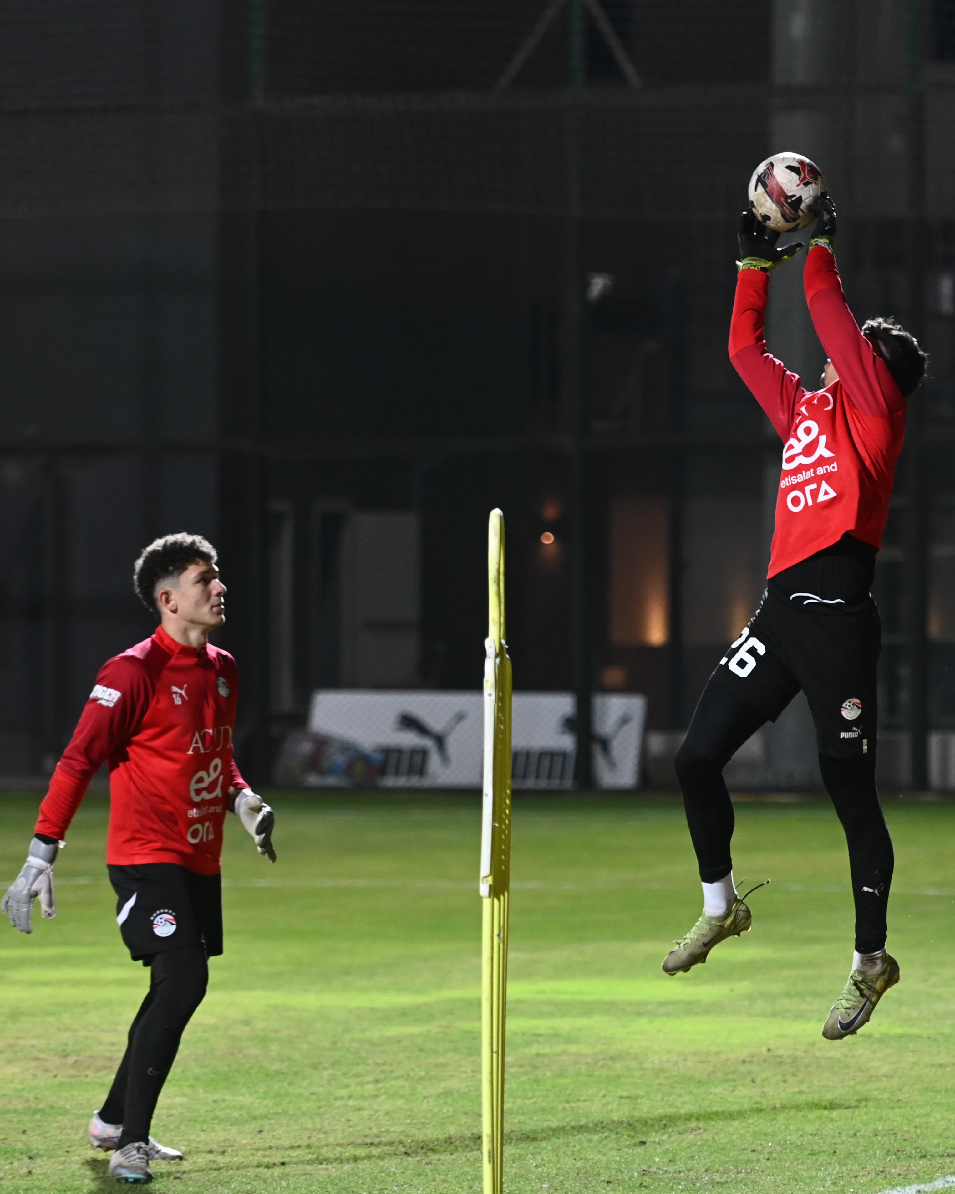 منتخب مصر 2007 يواصل تدريباته استعدادًا لوديتي العراق