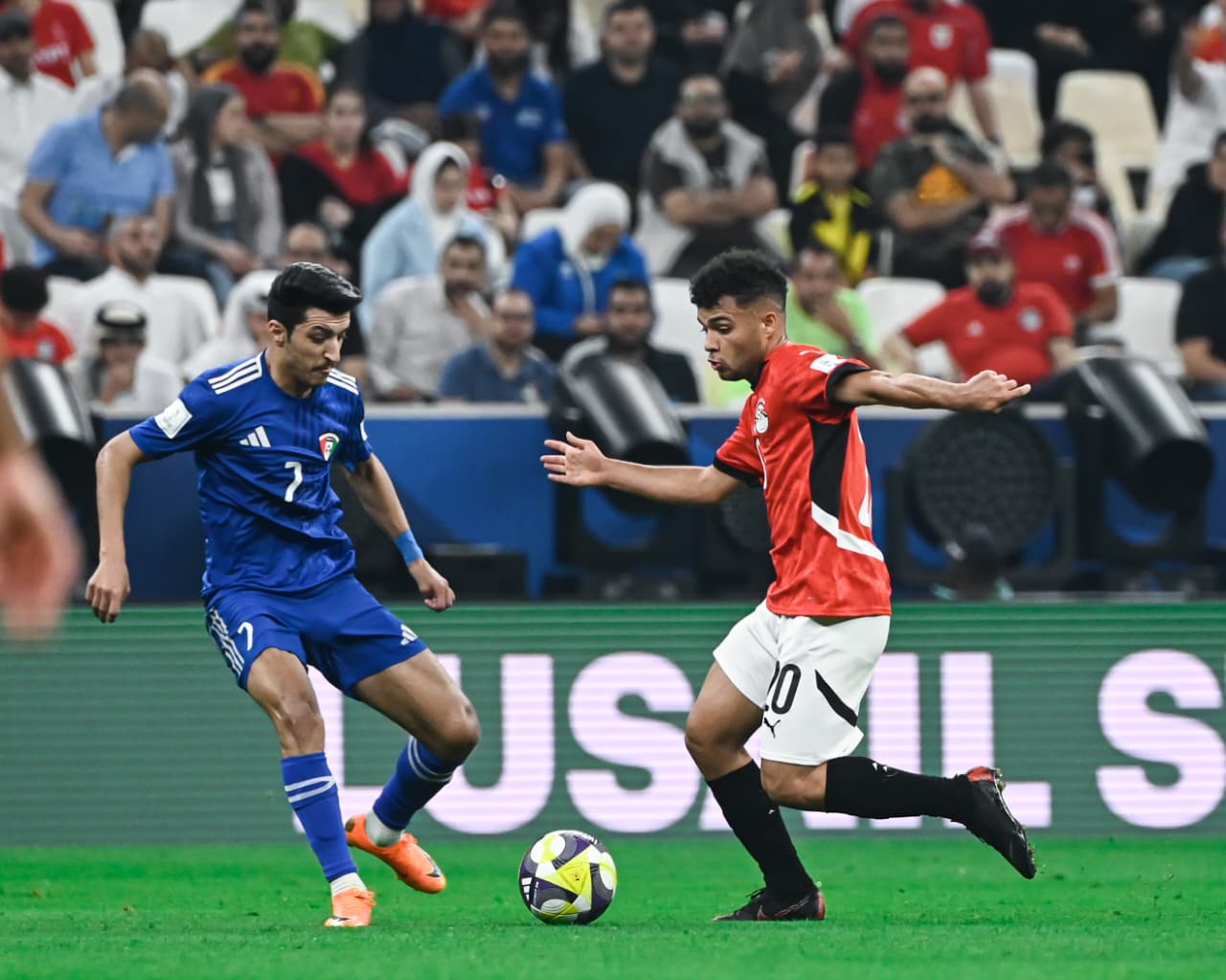 منتخب مصر المشارك في كأس العرب يفتتح مشواره بالتعادل مع الكويت