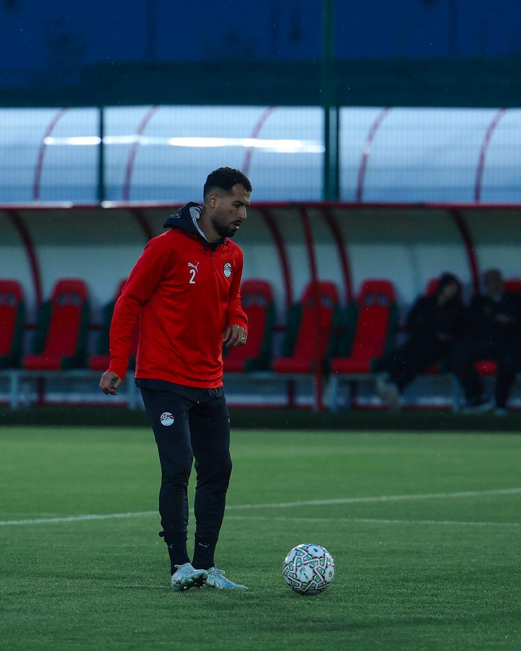 منتخب مصر يخوض آخر  تدريباته قبل مواجهة السنغال