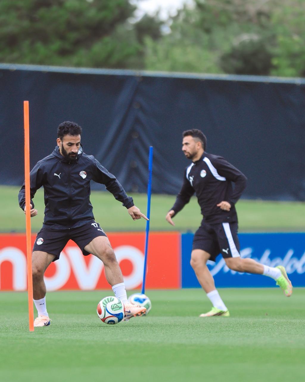 بالصور..منتخب مصر يواصل تدريباته بسبوكين استعداداً لأستراليا.. وعودة صلاح وفتحي