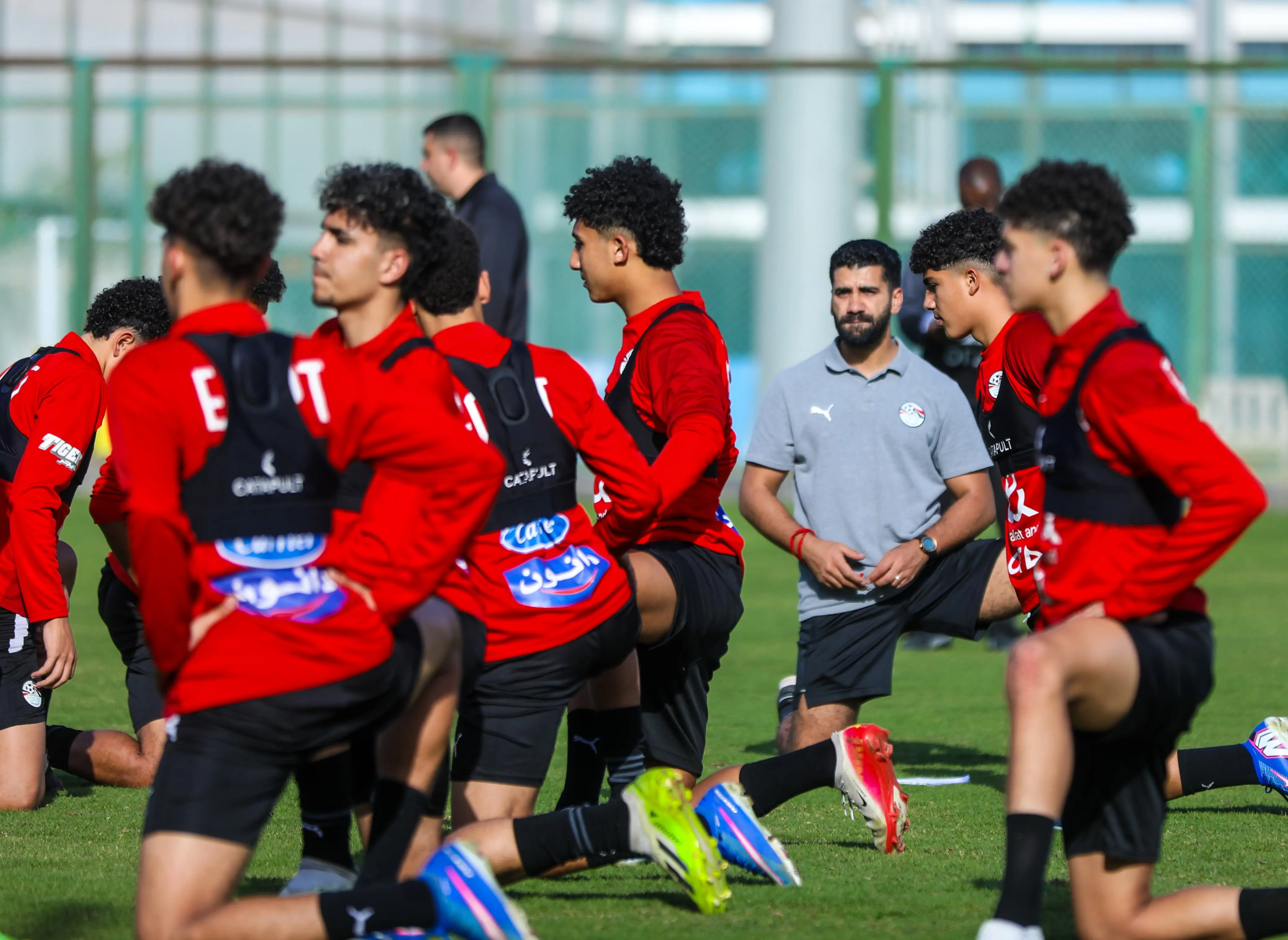صور تدريبات منتخب الناشئين استعدادا لأمم أفريقيا