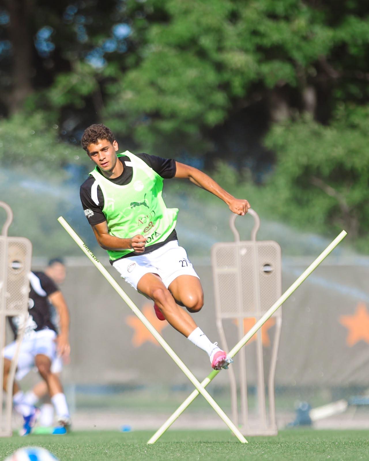 منتخب مصر يواصل تدريباته استعداداً لودية البرازيل  