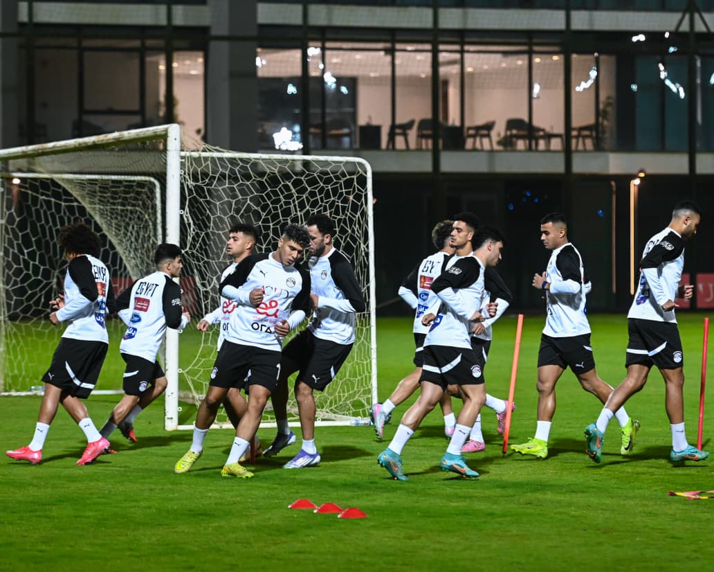 منتخب مصر المشارك في كأس العرب يختتم تدريباته قبل السفر للدوحة