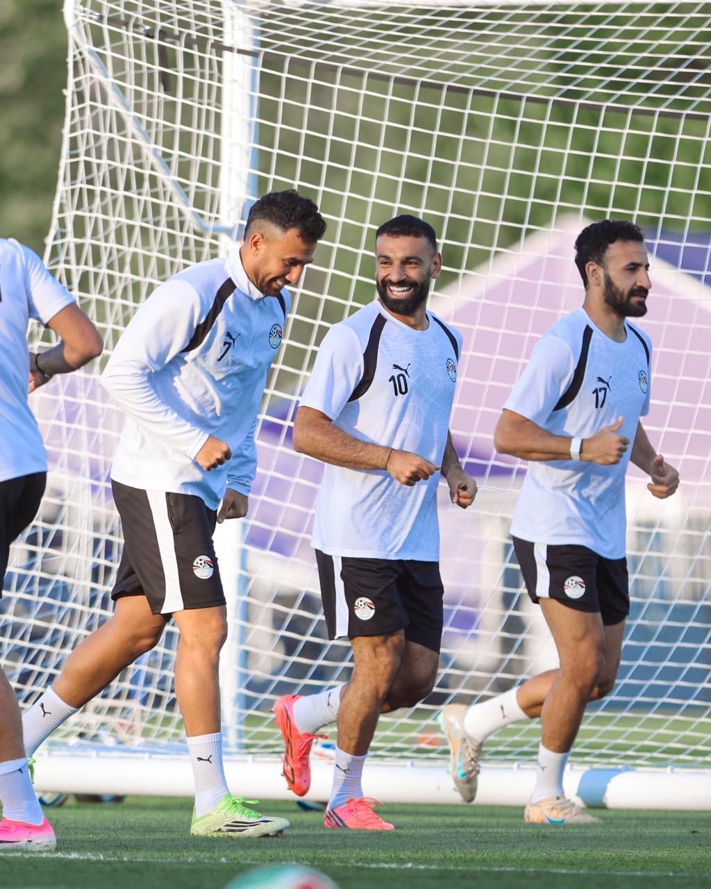 بالصور.. منتخب مصر يخوض تدريباته بسياتل  استعداداً لمواجهة إيران 