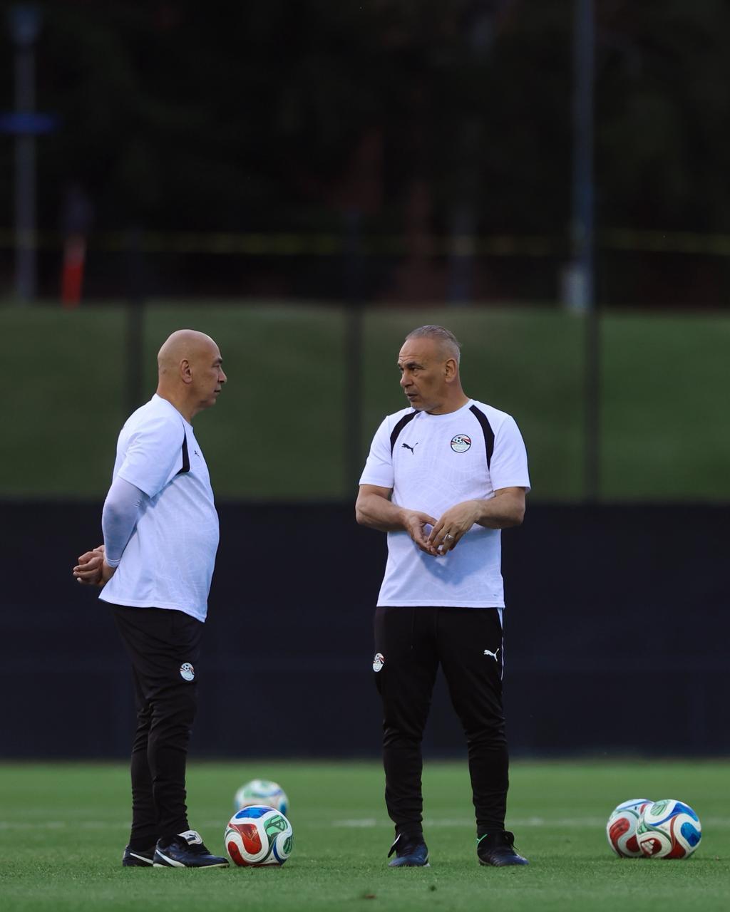 بالصور.. منتخب مصر يخوض تدريباته بسبوكين استعدادا لمواجهة إيران 