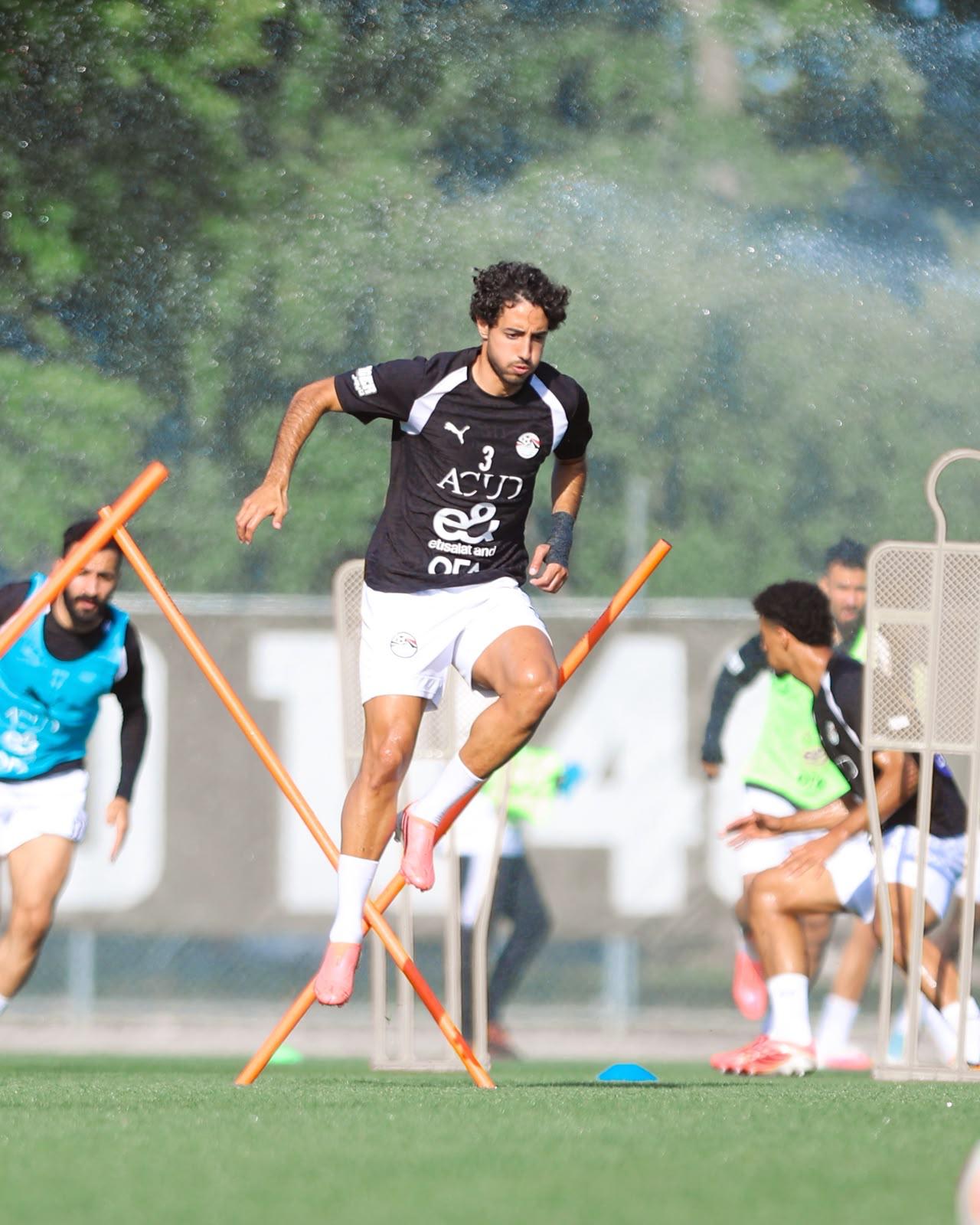 منتخب مصر يواصل تدريباته استعداداً لودية البرازيل  