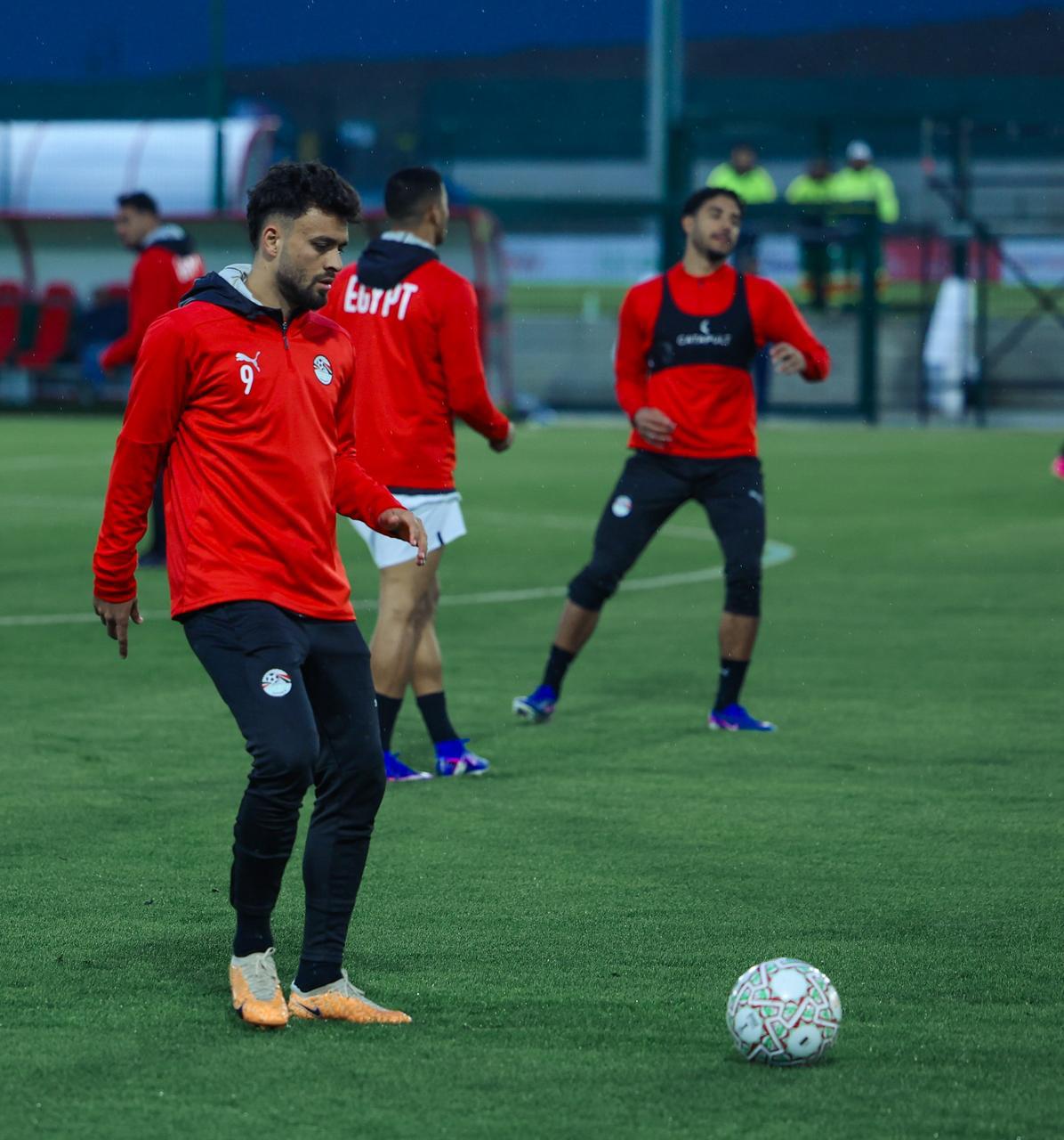 منتخب مصر يخوض آخر  تدريباته قبل مواجهة السنغال