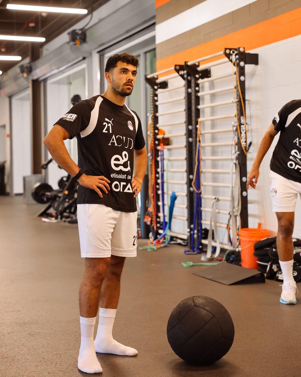 منتخب مصر يواصل تدريباته استعداداً لودية البرازيل  