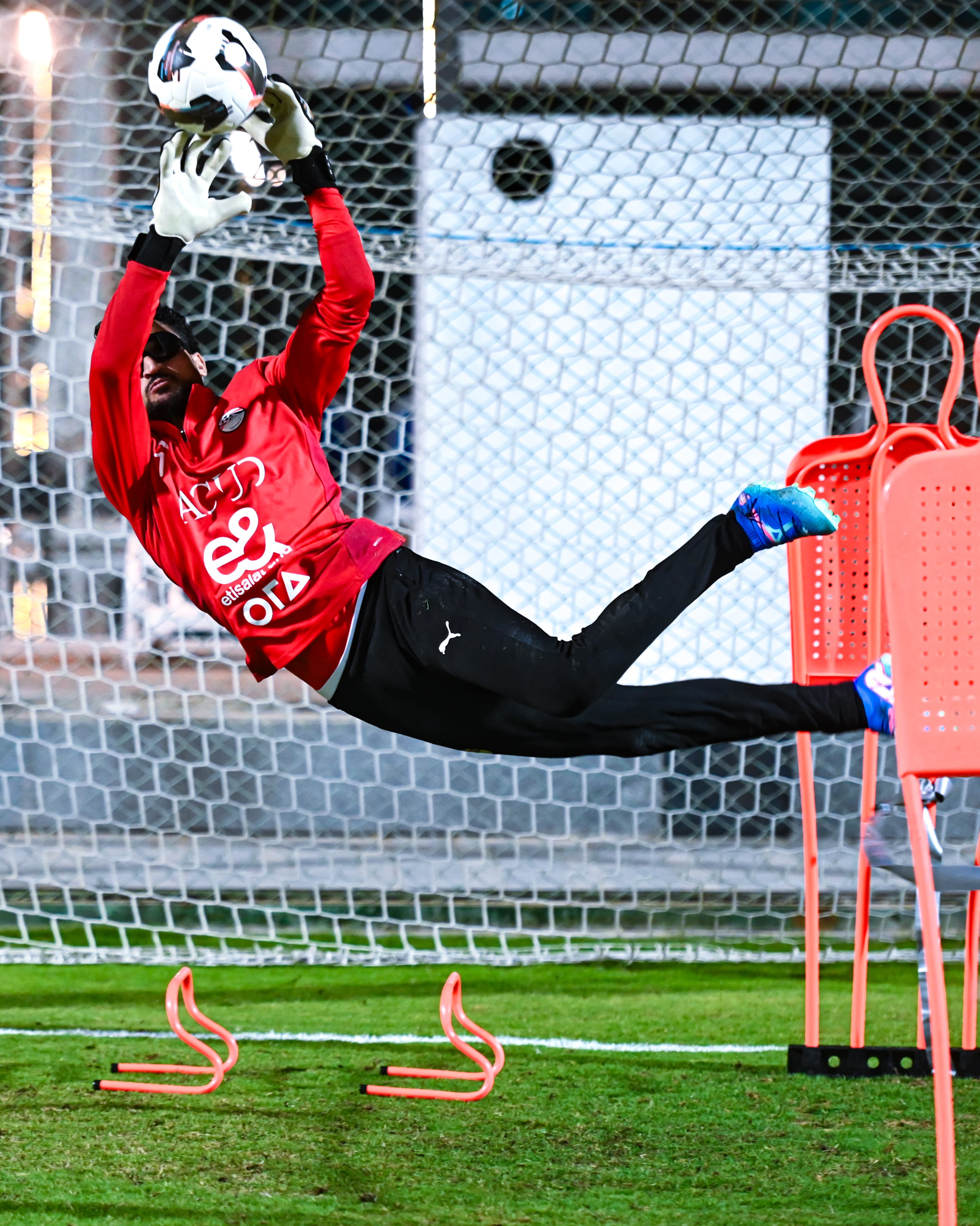 تدريبات منتخب مصر المشارك في كأس العرب قبل السفر إلى قطر