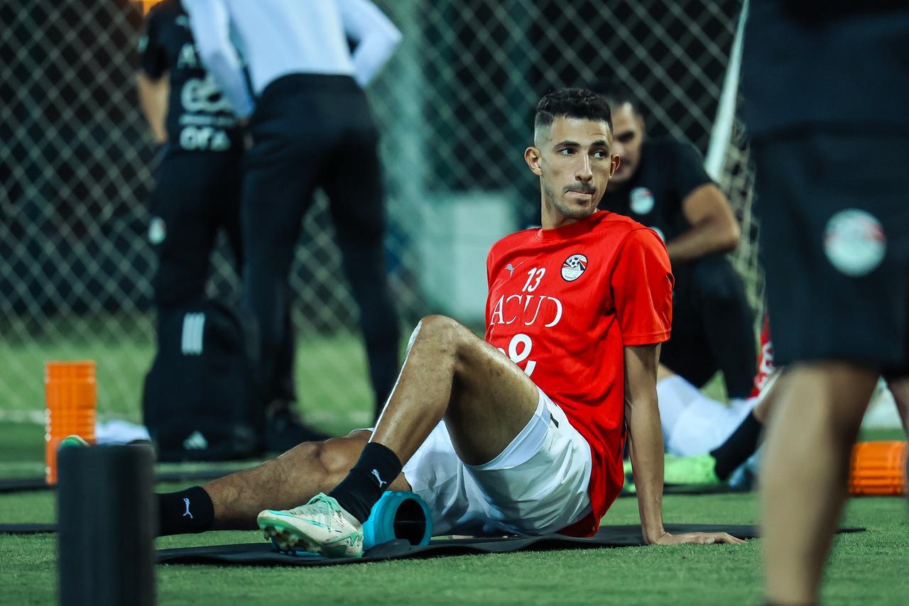 منتخب مصر يختتم تحضيراته لمواجهة أوزبكستان في دورة العين